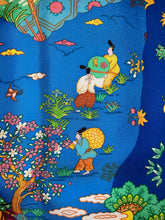 Load image into Gallery viewer, HERMES 100% SILK TWILL Scarf « Ballade de Heian » by Natsuno Hidaka.