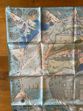Load image into Gallery viewer, Hermes Silk Twill Scarf “Hermès Flagship” by Dimitri Rybaltchenko.