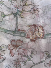 Load image into Gallery viewer, HERMES SILK Mousseline Stole “Vol Amoureux des Azures” by Laurence Bourthoumieux (Toutsy).