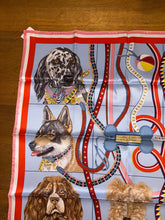 Load image into Gallery viewer, Hermes Vintage Silk Scarf “Jour de Casting” by Liz Stirling.