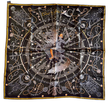 Load image into Gallery viewer, Hermes Double-faced silk scarf “C’est la Fête” by Daiske Nomura