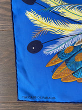 Load image into Gallery viewer, Hermes 100% Silk Scarf «Toucans de Paradis » by Katie Scott.