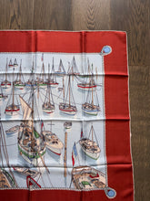 Load image into Gallery viewer, Hermes Silk Scarf «Mouillage» by Philippe Dauchez.