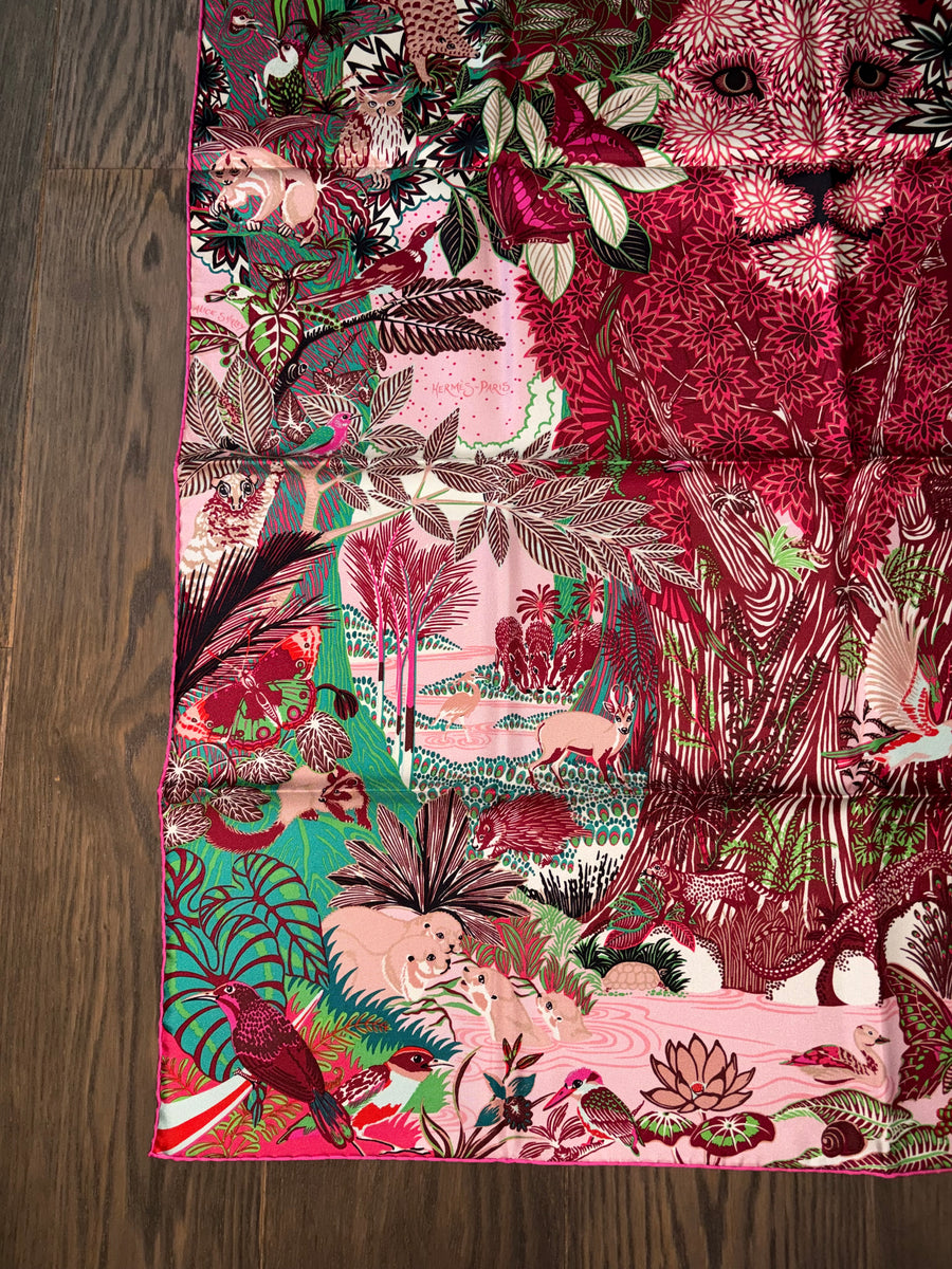 Hermes Silk Scarf “Wild Singapore“ by Alice Shirley – Hermes Emporium