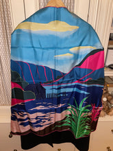 Load image into Gallery viewer, Limited Edition Hermes Silk Twill Scarf “Au Bout Du Monde” by Antoine Carbonne in support of Action of Addiction.