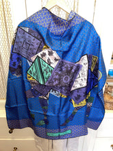 Load image into Gallery viewer, Limited edition Hermes Silk Twill Scarf “A Cheval sur mon Carre” for World Horse Welfare by Bali Barret.