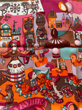 Load image into Gallery viewer, Hermes Silk Twill Scarf “Zabavushka" by Eugenia Miroshnichenko.