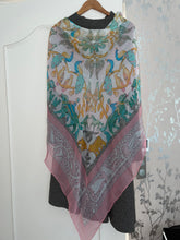 Load image into Gallery viewer, Hermes Silk Mousseline GM Shawl “Early America” by Françoise de la Perriere 140.