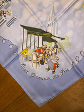 Load image into Gallery viewer, Hermes Silk Twill Scarf “Les Triples” by Nicole Lambert.