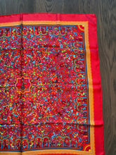 Load image into Gallery viewer, Limited Edition HERMES 100% SILK TWILL Scarf “Les Jardins D'Armenie” by Karen Petrossian for L’association Solidarite Protestante France-Armenia