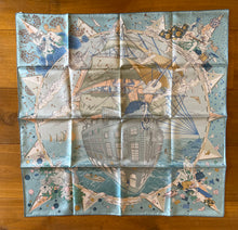Load image into Gallery viewer, Hermes Silk Twill Scarf “Hermès Flagship” by Dimitri Rybaltchenko.