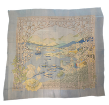 Load image into Gallery viewer, Hermes Silk Mousseline GM Shawl “Le Fleuve Sacre” by Catherine Baschet 140.