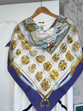 Load image into Gallery viewer, Hermes Silk Scarf «Arms of United States» by Hugo Grygkar.