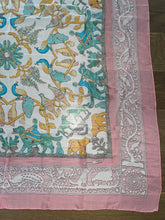Load image into Gallery viewer, Hermes Silk Mousseline GM Shawl “Early America” by Françoise de la Perriere 140.