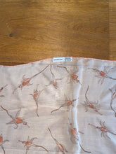 Load image into Gallery viewer, HERMES SILK Mousseline Stole “Fleurs de Fuchsia” by Leigh P. Cook.