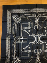 Load image into Gallery viewer, Hermes Embroidered Silk GM Shawl « PRECIEUX BANDANA » 140.