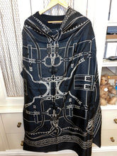 Load image into Gallery viewer, Hermes Embroidered Silk GM Shawl « PRECIEUX BANDANA » 140.