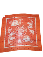 Load image into Gallery viewer, Hermes Beaded Silk Mousseline Scarf Ex Libris Au Pois Couture
