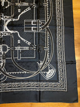 Load image into Gallery viewer, Hermes Embroidered Silk GM Shawl « PRECIEUX BANDANA » 140.