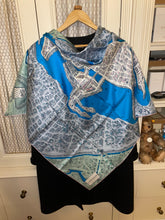 Load image into Gallery viewer, Limited Edition Hermes Silk Twill Scarf “La Cite Cavaliere” by Octave Marsal