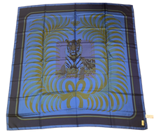 Load image into Gallery viewer, Hermes Silk Dip Dye GM Shawl “Tigre Royal” 140.