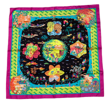 Load image into Gallery viewer, HERMES 100% SILK TWILL Scarf « Ballade de Heian » by Natsuno Hidaka.