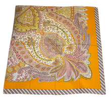 Load image into Gallery viewer, Hermes Cashmere and Silk GM Shawl “Le Jardin De La Maharani Décadre” by Annie Faivre 140.
