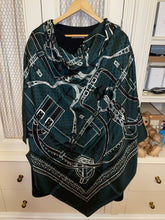 Load image into Gallery viewer, Hermes Embroidered Silk GM Shawl « PRECIEUX BANDANA » 140.