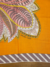 Load image into Gallery viewer, Hermes Cashmere and Silk GM Shawl “Le Jardin De La Maharani Décadre” by Annie Faivre 140.