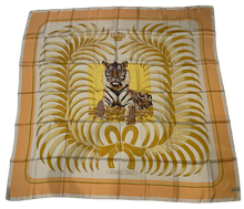Load image into Gallery viewer, Hermes Silk Dip Dye GM Shawl “Tigre Royal” 140.