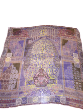 Load image into Gallery viewer, Hermes Silk Mousseline Shawl “Tapis Persans” by Pierre Marie 140
