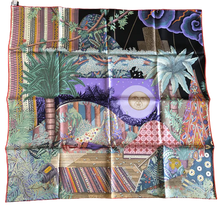 Load image into Gallery viewer, Hermes Silk Scarf “Acte III, Scene I, La Clairiere» by Edouard Baribeaud.