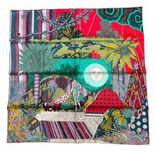 Load image into Gallery viewer, Hermes Silk Scarf “Acte III, Scene I, La Clairiere» by Edouard Baribeaud.