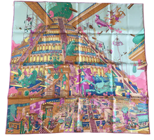 Load image into Gallery viewer, Hermès Silk Scarf «La Legende du Cheval a Plumes» by Ugo Gattoni