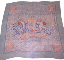 Load image into Gallery viewer, Hermes Silk Mousseline Shawl “Rencontre Ocean” 140