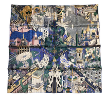 Load image into Gallery viewer, Hermes Silk Scarf “Animapolis” by  Jan Bajtlik.