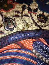 Load image into Gallery viewer, Hermes Silk Twill Scarf “Duo Cosmique” by Kohei Kyomori.