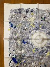 Load image into Gallery viewer, Hermes Silk Scarf «Au Coeur de la Vie» by Aline Honoré.