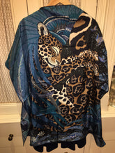 Load image into Gallery viewer, Hermes Silk Twill Scarf “Jaguar Quetzal” by Alice Shirley.