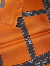 Load image into Gallery viewer, Hermes Silk Twill Scarf “Bolduc” (Ribbon) by Jean Louis Dumas.