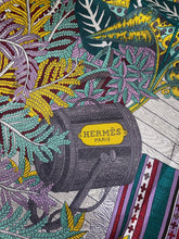 Load image into Gallery viewer, Hermes Silk Scarf “Acte III, Scene I, La Clairiere» by Edouard Baribeaud.