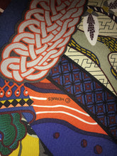 Load image into Gallery viewer, Hermes Silk Twill Scarf “Duo Cosmique” by Kohei Kyomori.