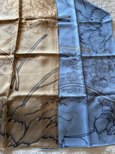Load image into Gallery viewer, Hermes Silk Scarf A l'Ombre des Pivoines