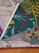 Load image into Gallery viewer, Hermes Silk Scarf “Acte III, Scene I, La Clairiere» by Edouard Baribeaud.