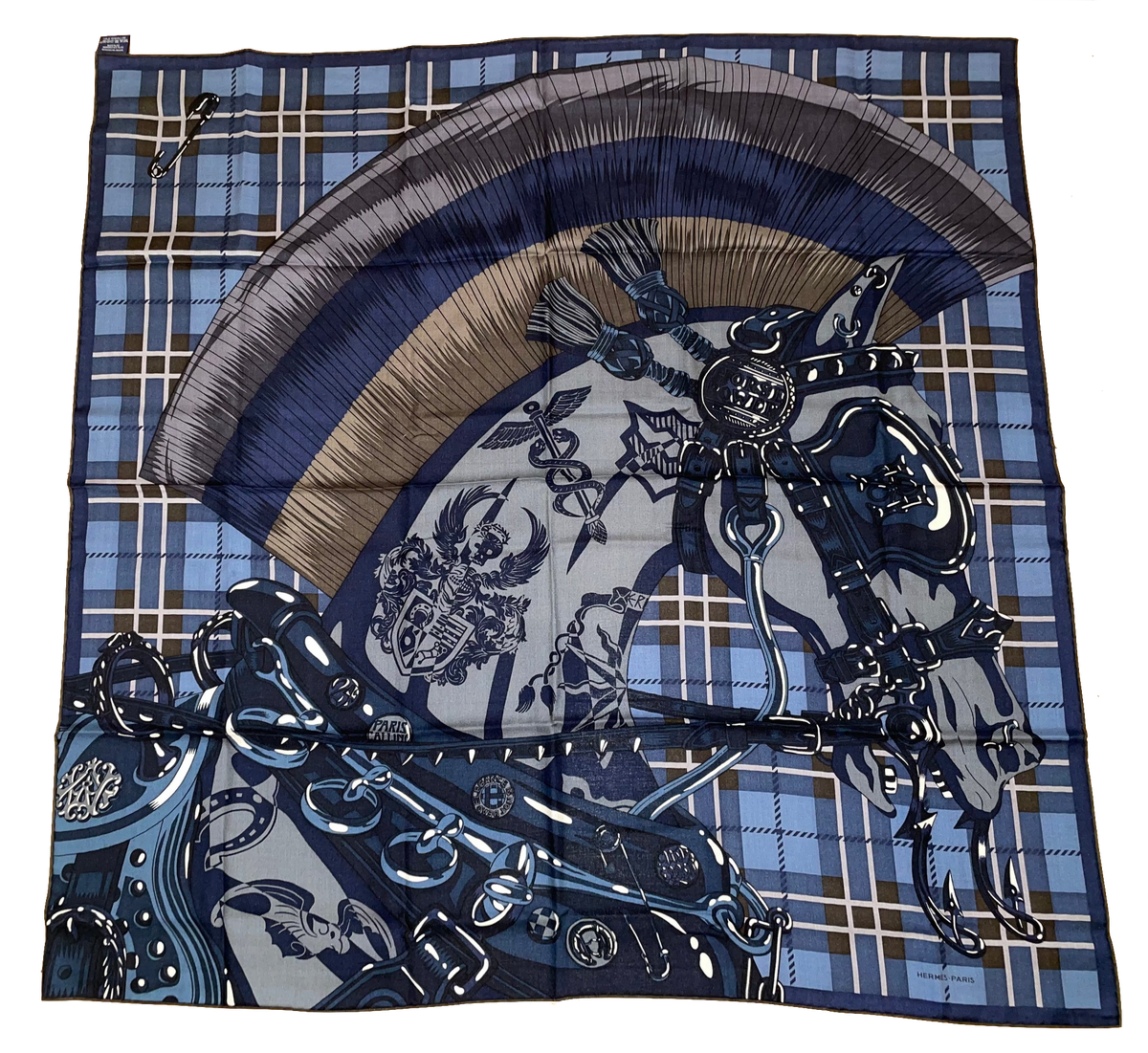 ☆芸術的デザイン☆エルメス  Cheval Punk Bandana Cheval Punk pocket square 45 | Hermès Finland