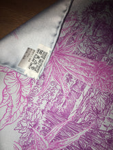 Load image into Gallery viewer, Hermes Silk Twill Scarf “Le Jardin de Leila” by Francois Houtin.