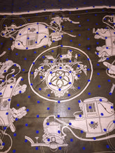 Load image into Gallery viewer, Hermes Beaded Silk Mousseline Scarf Ex Libris Au Pois Couture