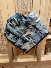 Load image into Gallery viewer, Hermes Silk Scarf «Minuit au Faubourg » by Dimitri Rybaltchenko.