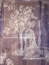 Load image into Gallery viewer, HERMES SILK Mousseline Stole “Toile” by Sopie de Seyne.