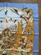 Load image into Gallery viewer, Hermes Silk Twill Scarf “Sichuan” by Robert Dallet.